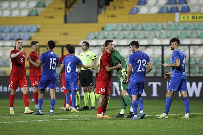 Ümit Milli Futbol Takımı, Azerbaycan'ı 1-0 yendi