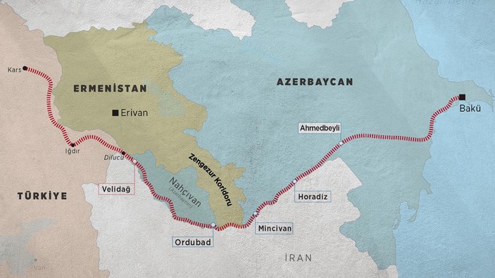 Zengezur Koridoru ile Türkiye'nin bölgedeki stratejik konumunun önemi artacak