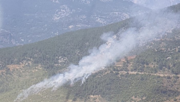 Antalya Kaş'ta orman yangını çıktı: 1 saatte kontrol altına alındı