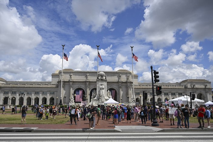 Washington'da kürtaj yanlıları protesto düzenledi