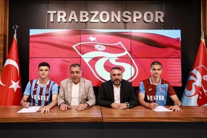 Trabzonspor, altyapısından 2 oyuncuyla sözleşme imzaladı