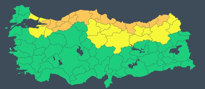 AFAD ve Meteoroloji'den sağanak uyarısı: Sarı ve turuncu kod verildi