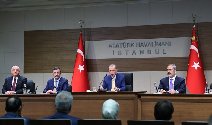Cumhurbaşkanı Erdoğan'dan İsveç'in NATO üyeliğine AB şartı