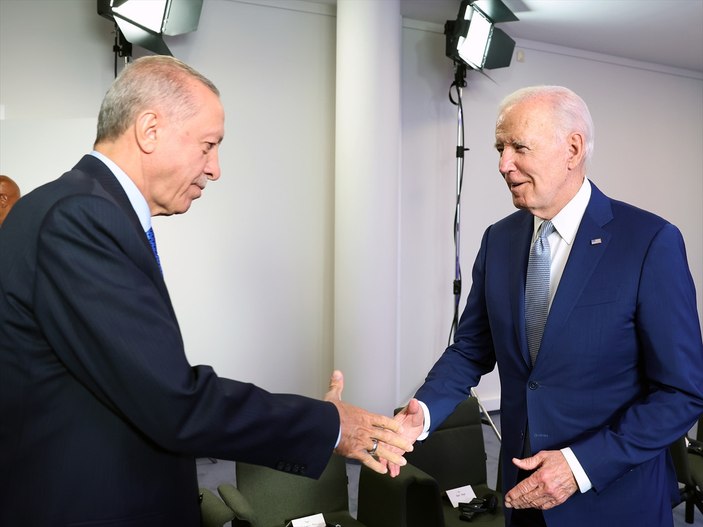 Cumhurbaşkanı Erdoğan ve Joe Biden görüşmesi başladı