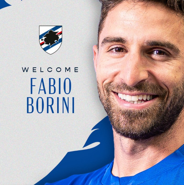 Fabio Borini, Sampdoria'ya transfer oldu
