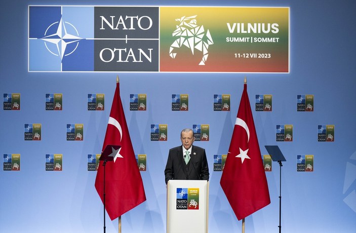 Cumhurbaşkanı Erdoğan, NATO Liderler Zirvesi'nde konuştu