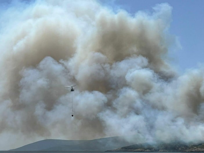 İzmir'de makilik yangını #6