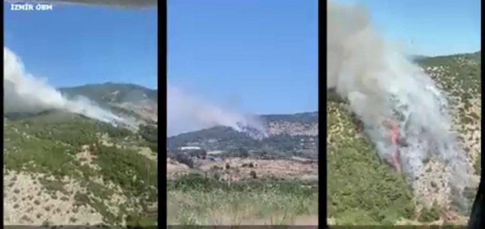 İzmir ve Manisa’da 9 orman yangını kontrol altına alındı
