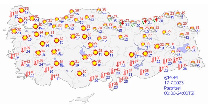 Meteoroloji uyardı: Çarşamba günü sıcaklıklar tekrar yükselecek