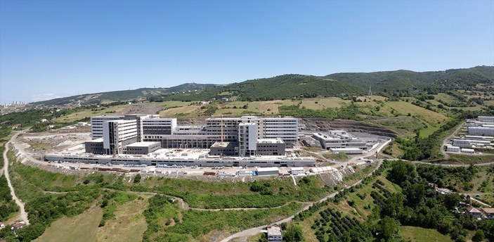 Fahrettin Koca paylaştı: Samsun Şehir Hastanesi inşaatı sürüyor
