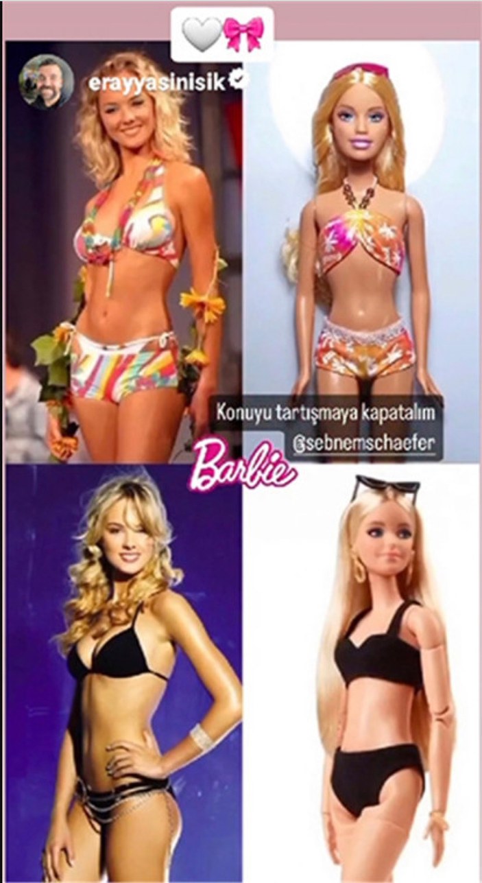 Şebnem Schaefer, Barbie benzetmelerine cevap verdi