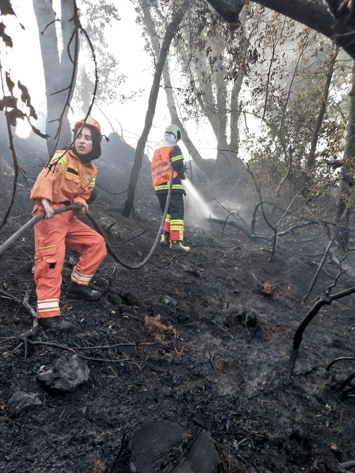 Orman yangınlarıyla mücadele sürüyor