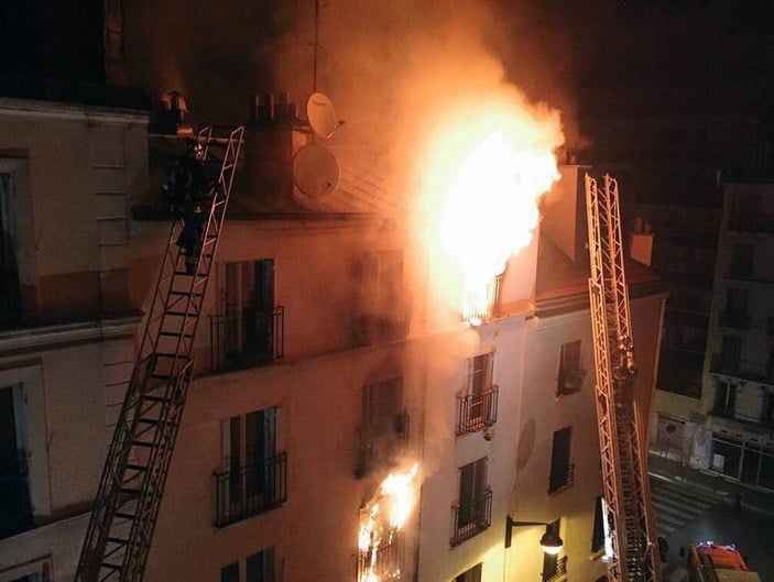 Fransa’da Müslüman genç, biri bebek 17 kişiyi yangından kurtardı