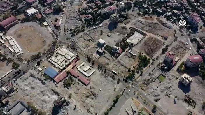 Asrın felaketinin üzerinden 6 ay geçti! Deprem bölgesi havadan görüntülendi