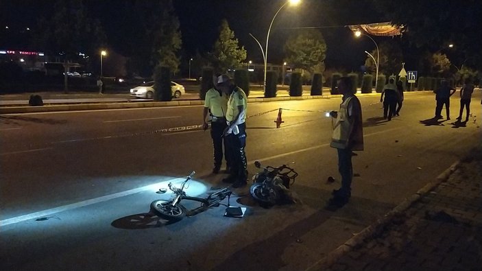 Çorum'da otomobil ve elektrikli motosiklet çarpıştı: 1 ölü
