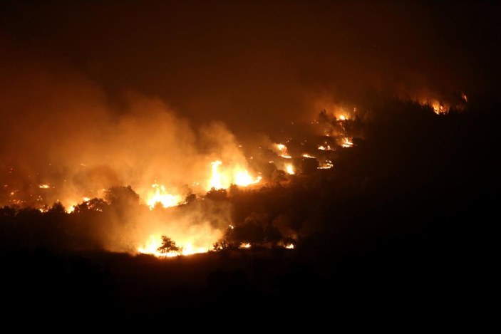 Dedeağaç'ta yangın büyüdü: Yunanistan acil durum ilan etti