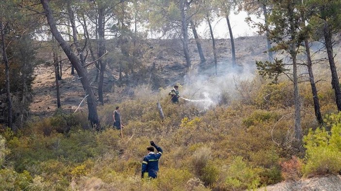 Yunanistan'da orman yangınları sürüyor: Alevler Türk köylerine ulaştı