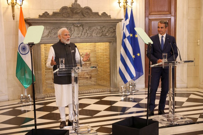 Hindistan’dan Yunanistan’a 40 yıl sonra ilk ziyaret