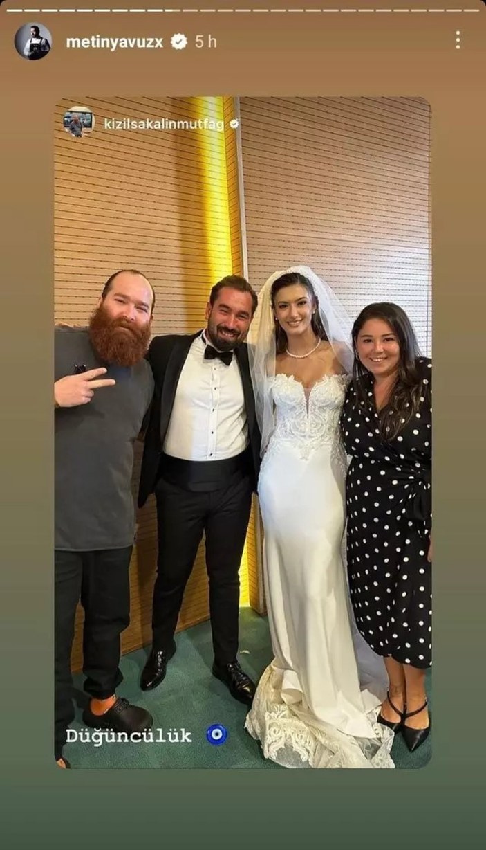 MasterChef şampiyonu Metin Yavuz evlendi! Eşi güzelliğiyle mest etti “Yengeye maşallah
