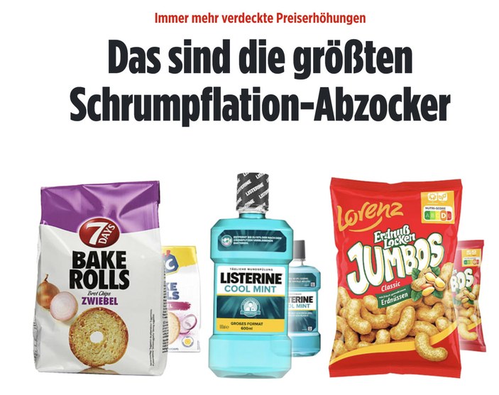 Almanya'da enflasyonun etkisi: Üreticiler gramaj düşürerek gizli zam yapmayı öğrendi
