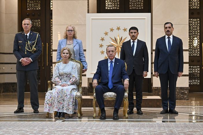 İsveç Büyükelçisi Cumhurbaşkanı Erdoğan'a güven mektubunu sundu