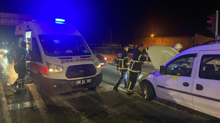 Tekirdağ'da kaza: 2'si çocuk 4 yaralı