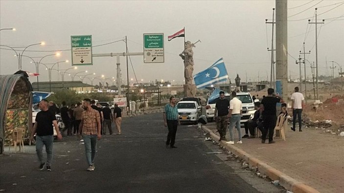 Kerkük'te yaşanan protestolar