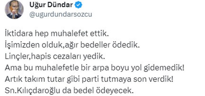 ugur dundar kemal kilicdaroglu bedel odeyecek 8144d992  w1200xh560 - Uğur Dündar: Kemal Kılıçdaroğlu bedel ödeyecek dedi .
