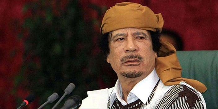 Libya lideri Muammer Kaddafi