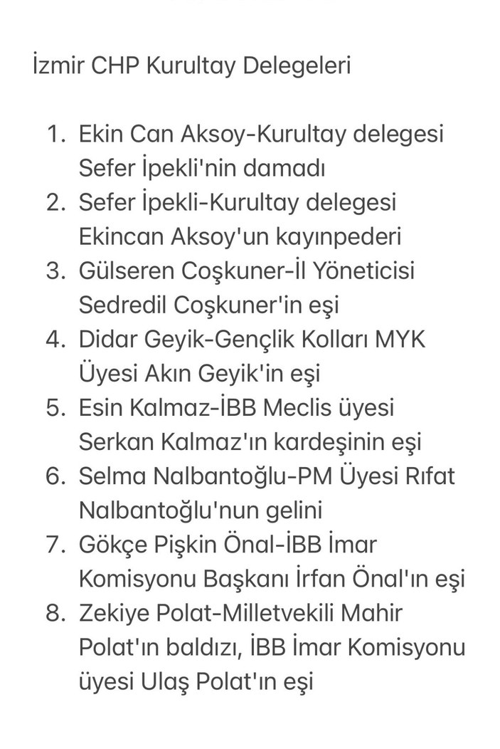Hükümete liyakat eleştirileri yapan CHP'de delege olan isimler dikkat çekti