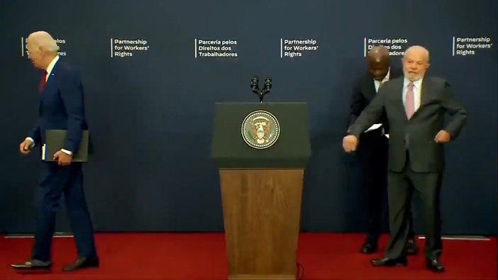 ABD Başkanı Joe Biden ve Brezilya Devlet Başkanı Lula da Silva