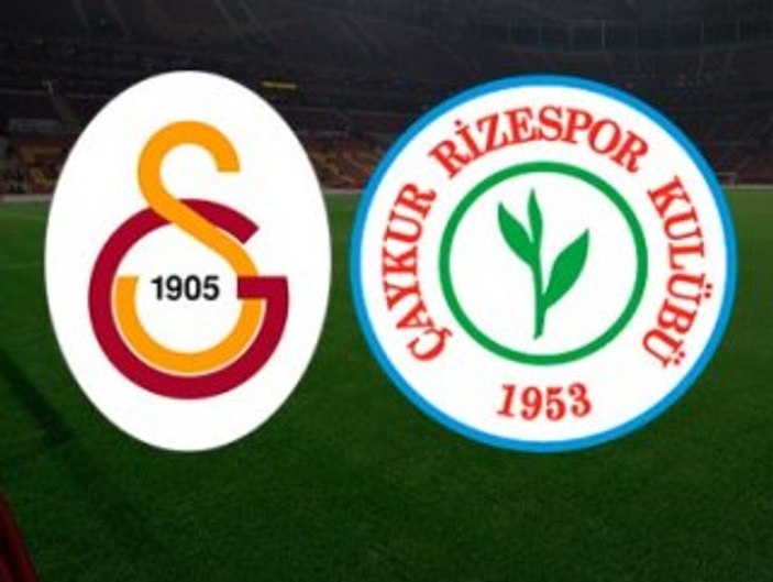 GalatasarayRizespor maçının muhtemel 11'leri