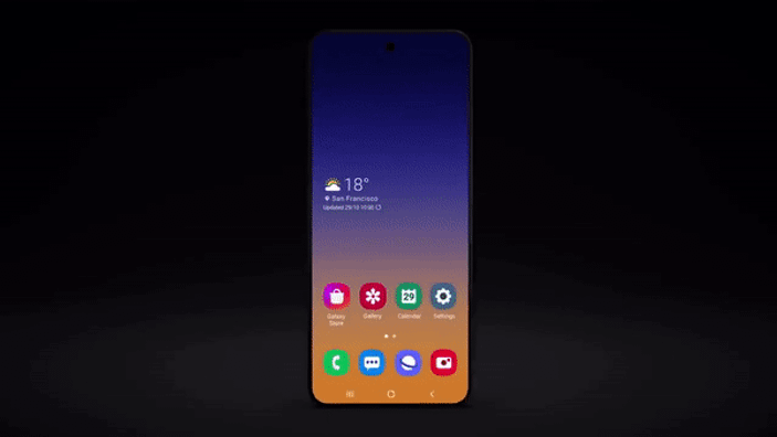 Samsung, katlanabilir yeni telefonunun tasarımını paylaştı